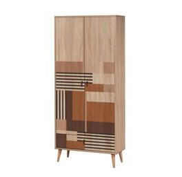Hanah Home City Gardrop Colorblock Multicolor